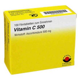 Vitamin C 500 Filmtabletten (100 stk) – PZN 652257 из Германии