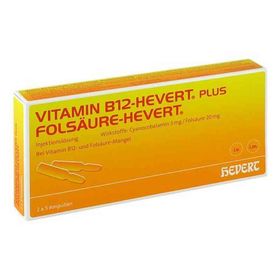 Vitamin B12 Folsäure Hevert Ampullen -paare (2X5 stk) – PZN 1893951 из Германии