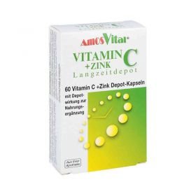 Vitamin C + Zink Depot Kapseln (60 stk) – PZN 4773093 из Германии