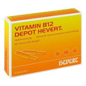 Vitamin B12 Depot Hevert Ampullen (5 stk) – PZN 6078351 из Германии