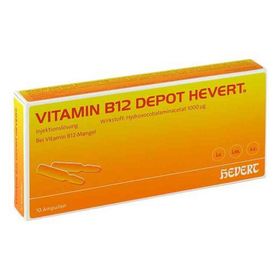 Vitamin B12 Depot Hevert Ampullen (10 stk) – PZN 6078368 из Германии