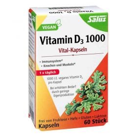 Vitamin D3 1000 vegan Vital-kapseln Salus (60 stk) – PZN 6927548 из Германии