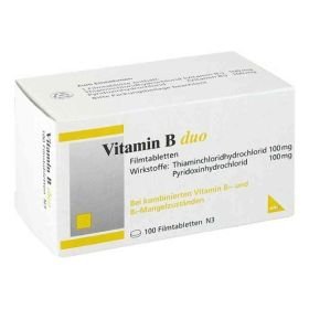 Vitamin B Duo Filmtabletten (100 stk) – PZN 7233670 из Германии