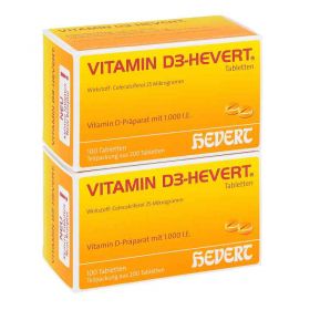 Vitamin D3 Hevert Tabletten (200 stk) – PZN 8100037 из Германии