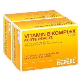 Vitamin B Komplex forte Hevert Tabletten (2X100 stk) – PZN 8100110 из Германии
