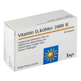 Vitamin D3 Köhler 2000 Ie Kapseln (60 stk) – PZN 9942407 из Германии