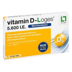 Vitamin D-loges 5.600 I.e. Kautabletten (15 stk) – PZN 10073661 из Германии