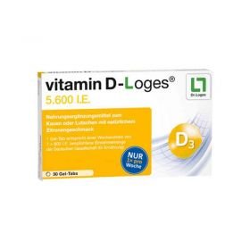 Vitamin D-loges 5.600 I.e. Kautabletten (30 stk) – PZN 10073678 из Германии
