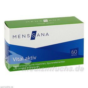 VITAL AKTIV MensSana Kapseln, 60 ST – PZN 10133920 из Германии