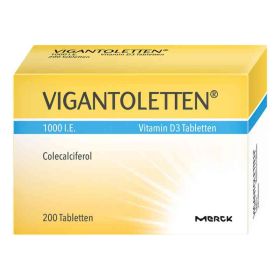 Vigantoletten 1.000 I.e. Vitamin D3 Tabletten (200 stk) – PZN 10544155 из Германии