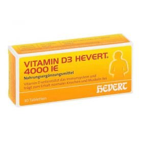 Vitamin D3 Hevert 4.000 I.e. Tabletten (30 stk) – PZN 11088245 из Германии