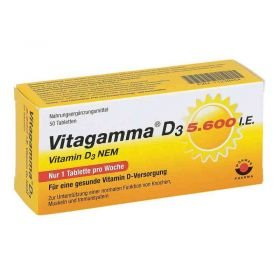 Vitagamma D3 5.600 I.e. Vitamin D3 Nem Tabletten (50 stk) – PZN 11239454 из Германии