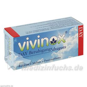 VIVINOX Day Beruhig.Drag.mit Bald.Mel.+Passionsbl., 40 ST – PZN 1126884 из Германии