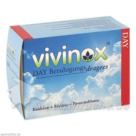 VIVINOX Day Beruhig.Drag.mit Bald.Mel.+Passionsbl., 100 ST – PZN 1126950 из Германии