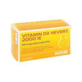 Vitamin D3 Hevert 2.000 I.e. Tabletten (120 stk) – PZN 11295441 из Германии