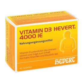 Vitamin D3 Hevert 4.000 I.e. Tabletten (90 stk) – PZN 11295470 из Германии