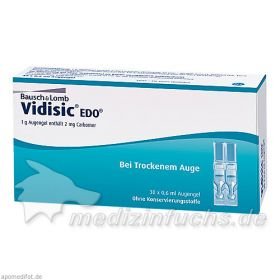 VIDISIC EDO Augengel, 30X0.6 ML – PZN 117015 из Германии