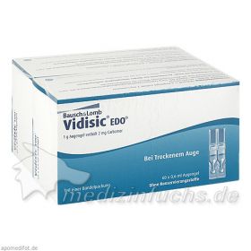 VIDISIC EDO Augengel, 120X0.6 ML – PZN 117038 из Германии