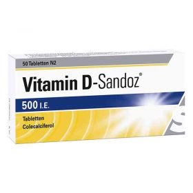Vitamin D Sandoz 500 I.e. Tabletten (50 stk) – PZN 11889873 из Германии
