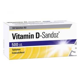 Vitamin D Sandoz 500 I.e. Tabletten (100 stk) – PZN 11889896 из Германии