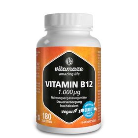 Vitamin B12 hochdosiert 1.000 mcg Vitamaze, 180 ST – PZN 12580592 из Германии