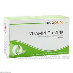 VITAMIN C + ZINK Kapseln, 60 ST – PZN 12582579 из Германии