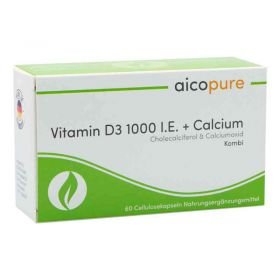 Vitamin D3 1000 I.e.+calcium Kapseln (60 stk) – PZN 12582585 из Германии