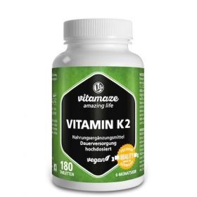Vitamin K2 hochdosiert Vitamaze, 180 ST – PZN 12741457 из Германии