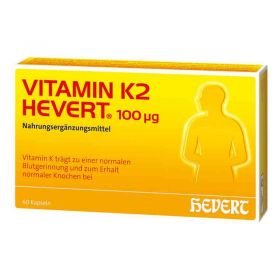 Vitamin K2 Hevert 100 [my]g Kapseln (60 stk) – PZN 12870284 из Германии