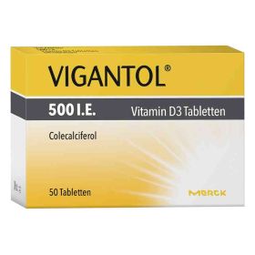 Vigantol 500 I.e. Vitamin D3 Tabletten (50 stk) – PZN 13155655 из Германии