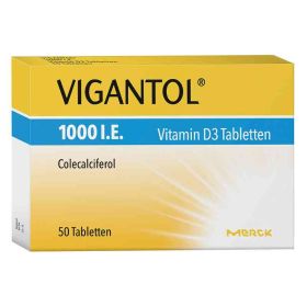Vigantol 1.000 I.e. Vitamin D3 Tabletten (50 stk) – PZN 13155678 из Германии