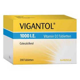 Vigantol 1.000 I.e. Vitamin D3 Tabletten (200 stk) – PZN 13155690 из Германии