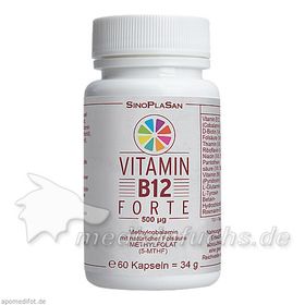 Vitamin B12 FORTE 500 ug Methylcobalamin, 60 ST – PZN 13426947 из Германии