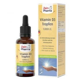 Vitamin D3 Tropfen 1.000 I.e. 2100 Trop.zeinpharma (50 ml) – PZN 13971969 из Германии