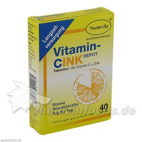 VITAMIN CINK Depot Tabletten, 40 ST – PZN 1439761 из Германии