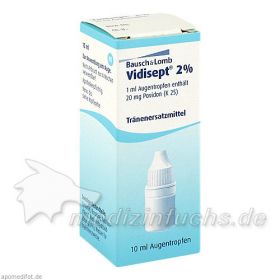 VIDISEPT 2% Augentropfen, 10 ML – PZN 1746546 из Германии