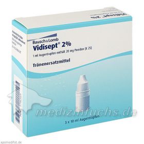 VIDISEPT 2% Augentropfen, 3X10 ML – PZN 1746569 из Германии