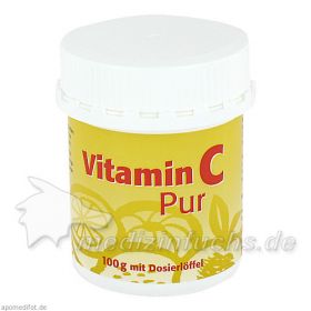 VITAMIN C pur Pulver, 100 G – PZN 2202073 из Германии