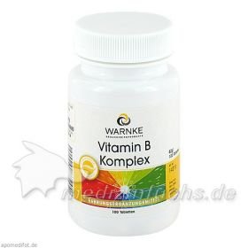 VITAMIN B Komplex Tabletten, 100 ST – PZN 2204439 из Германии