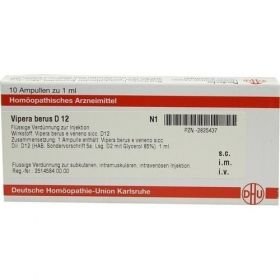 VIPERA BERUS D 12 Ampullen, 10X1 ML – PZN 2825437 из Германии