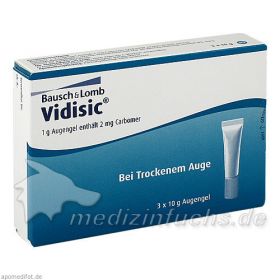 VIDISIC Augengel, 3X10 G – PZN 3099559 из Германии