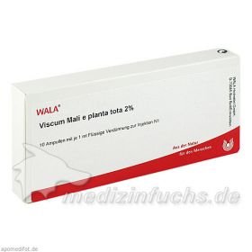 VISCUM MALI e planta tota 2% Ampullen, 10X1 ML – PZN 3358564 из Германии