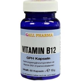 VITAMIN B12 GPH 3 \m63g Kapseln, 60 ST – PZN 3379543 из Германии
