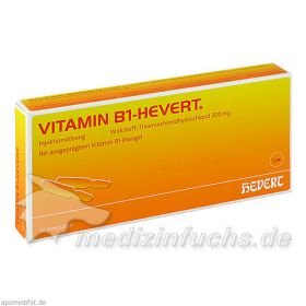 VITAMIN B1 Hevert Ampullen, 10 ST – PZN 3919956 из Германии