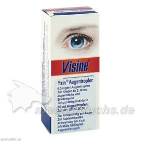 VISINE Yxin Augentropfen, 10 ML – PZN 4081165 из Германии