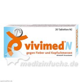 VIVIMED N gegen Fieber und Kopfschmerzen Tabletten, 20 ST – PZN 410353 из Германии