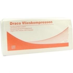 VLIESKOMPRESSEN 10x10 cm unsteril 8fach, 100 ST – PZN 4220721 из Германии