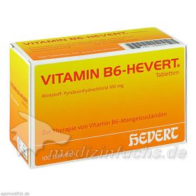 VITAMIN B6 Hevert Tabletten, 100 ST – PZN 4490283 из Германии