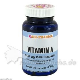 VITAMIN A 800 \m63g GPH Kapseln, 30 ST – PZN 4631803 из Германии