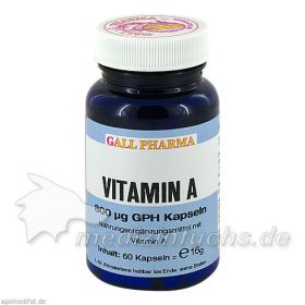 VITAMIN A 800 \m63g GPH Kapseln, 60 ST – PZN 4631826 из Германии